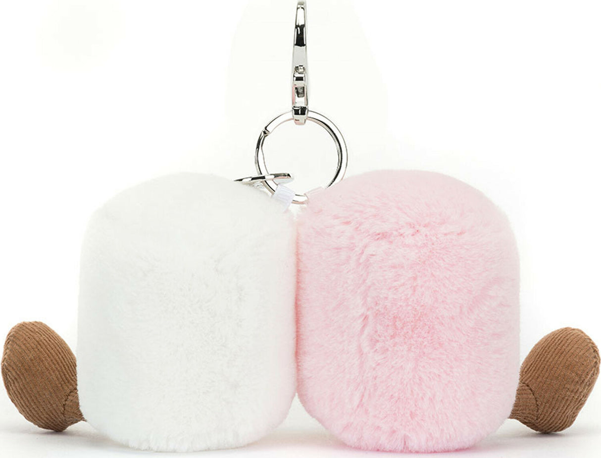 Amuseables Pair Of Marshmallows Bag Charm