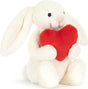 Bashful Red Love Heart Bunny Original