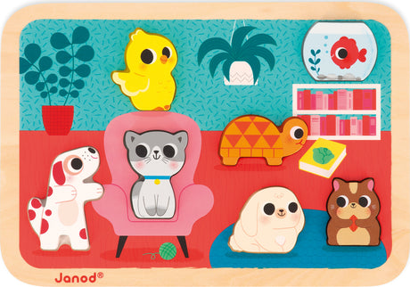 Chunky Wooden Pets Puzzle