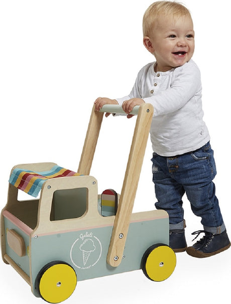 Ice Cream Cart Push Along Trolley