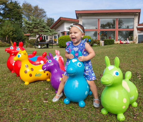 Rody Inflatable Bounce Horse (Blue)