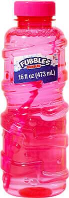 Fubbles Bubble Solution 16 oz (assorted colors)