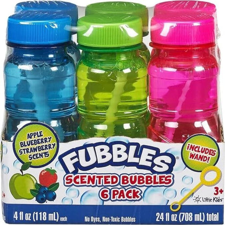 Fubbles Scented Bubble Solution 4oz 6 Pack