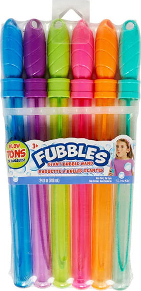 Fubbles Giant Bubble Wand 6 Pack