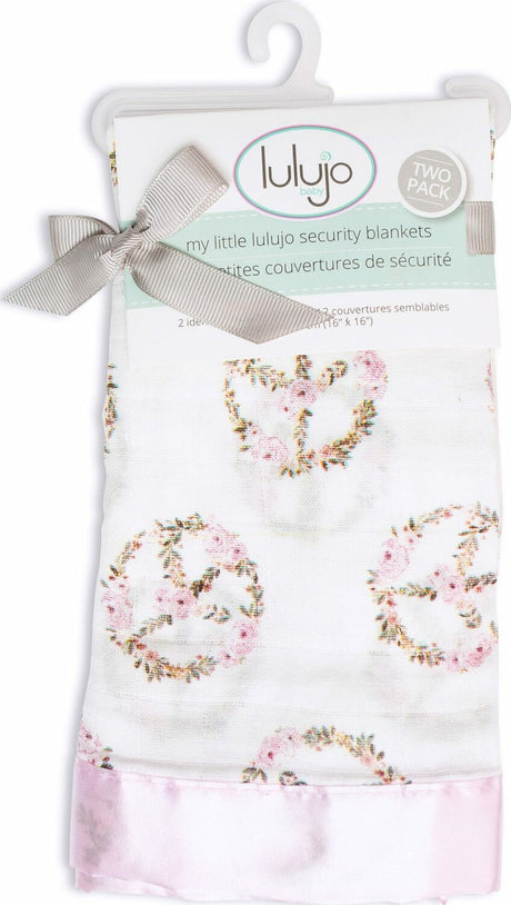 Lulujo Bamboo Muslin Security Blanket - Peace