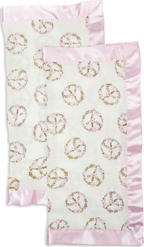 Lulujo Bamboo Muslin Security Blanket - Peace