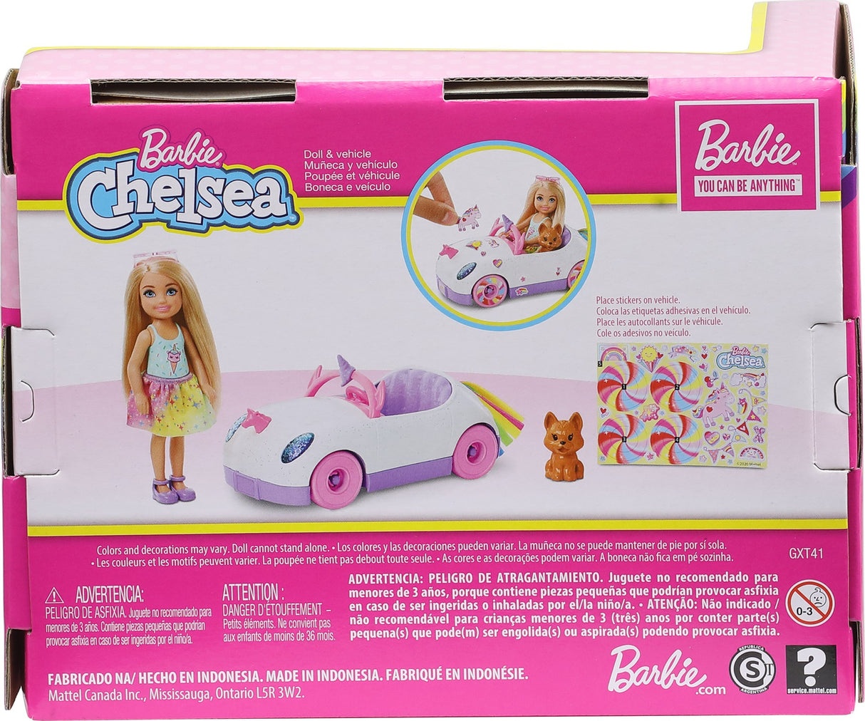 Barbie Chelsea Doll And Car