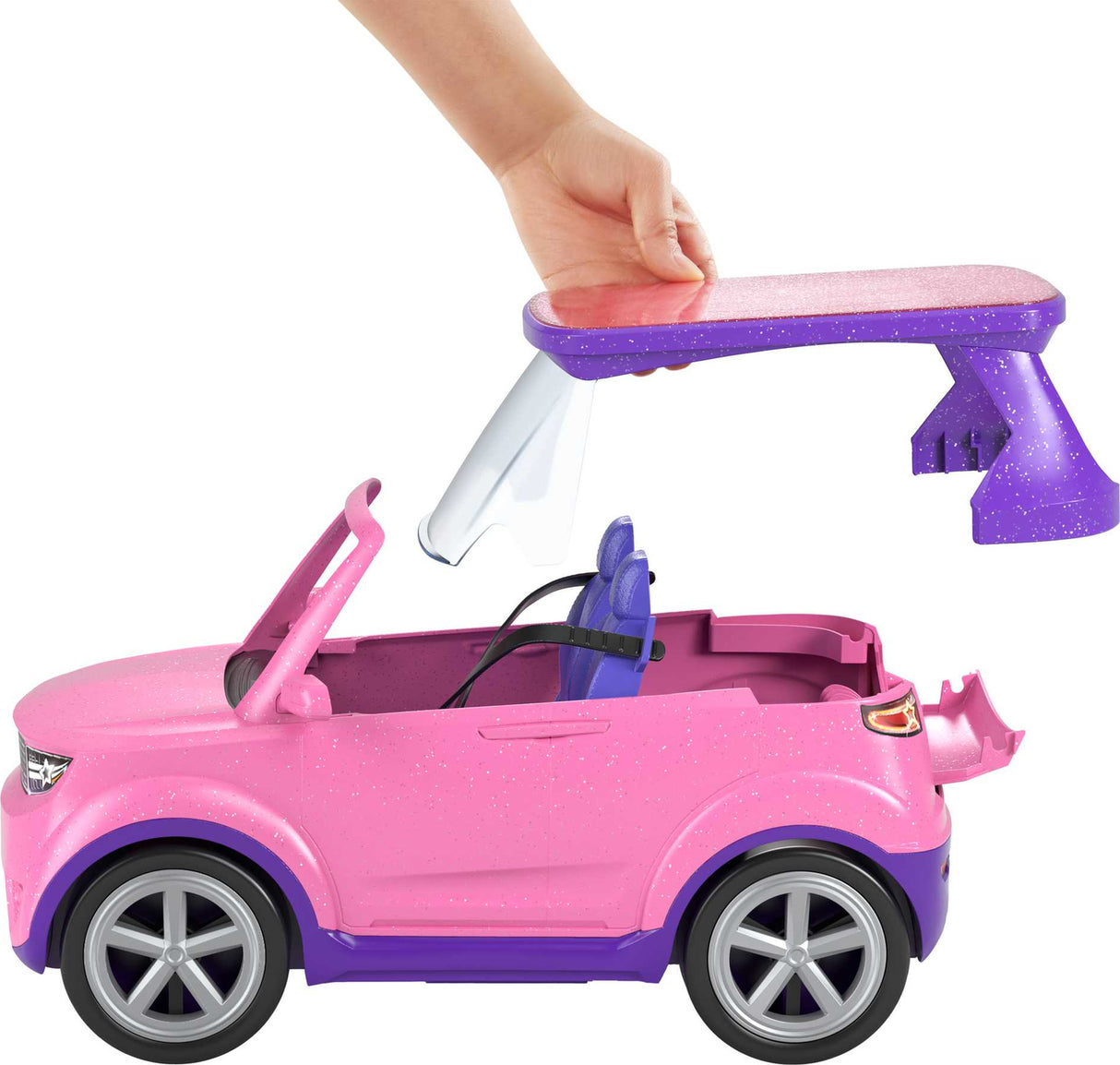 Barbie Big City Big Dreams Big City, Big Dreams Transforming Vehicle Playset Doll car