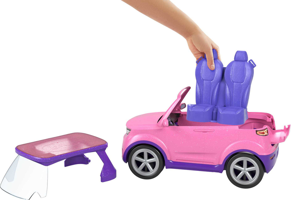 Barbie Big City Big Dreams Big City, Big Dreams Transforming Vehicle Playset Doll car