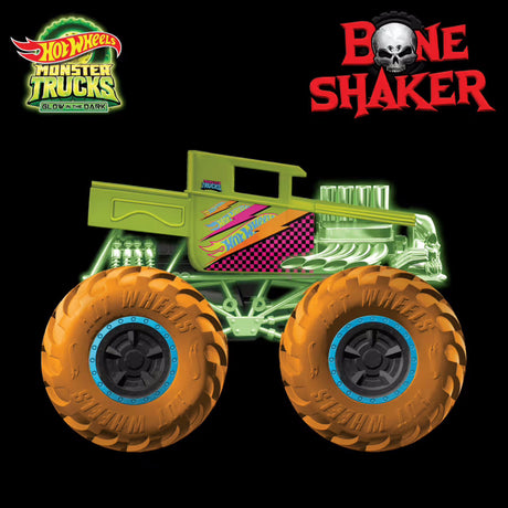 Hot Wheels Monster Trucks Die-Cast 1:64 Scale Toy Truck That Glows in The Dark (assorted)