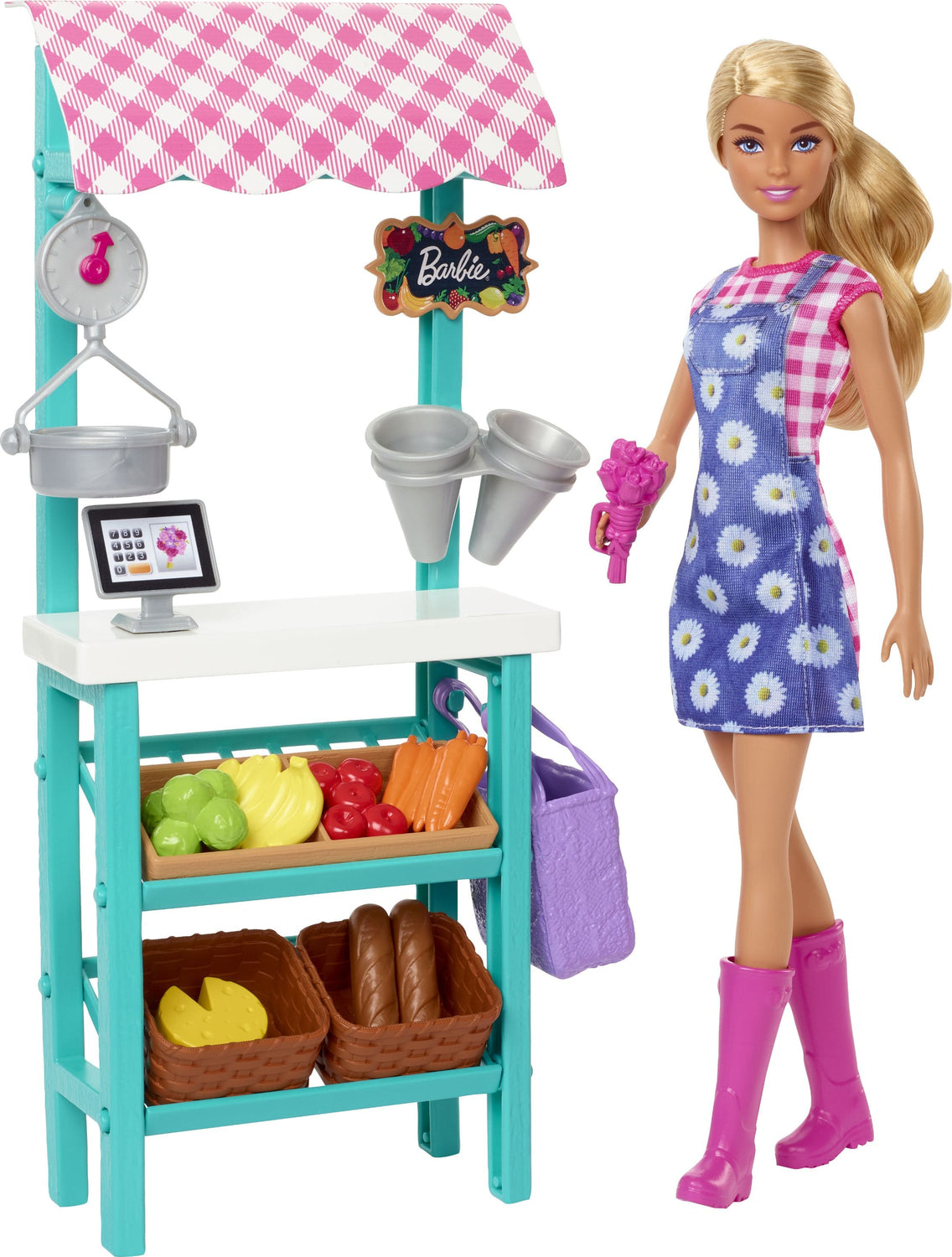 Barbie Farmers Market Playset – Caucasian Doll