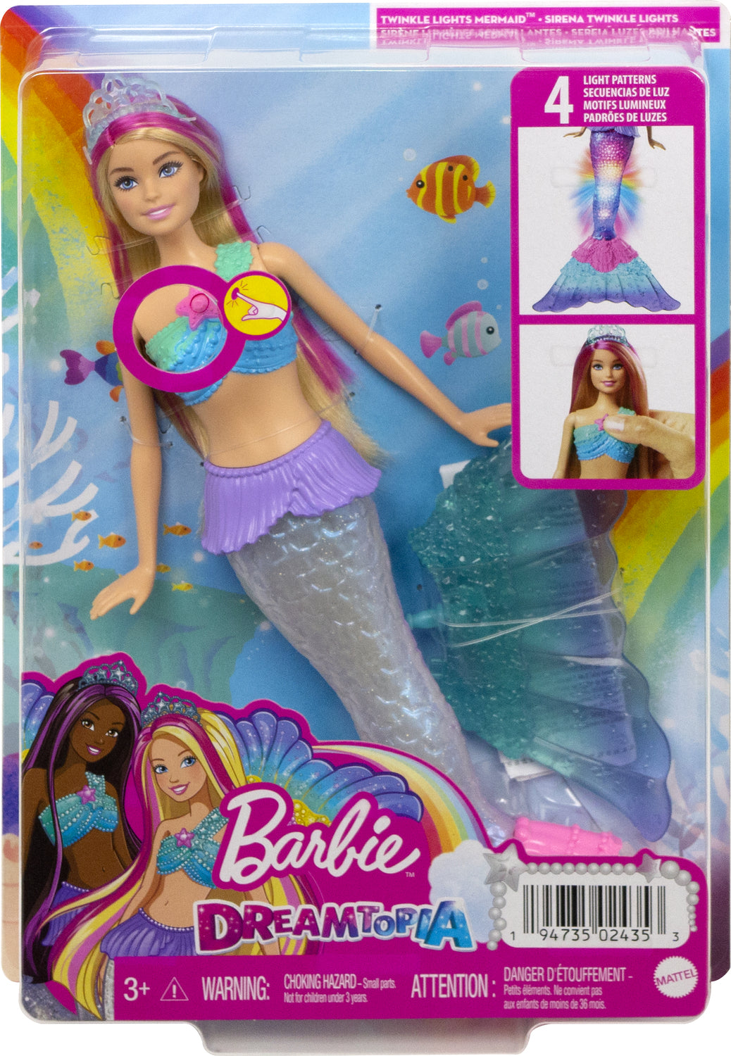 Barbie Dreamtopia Twinkle Lights Mermaid Doll