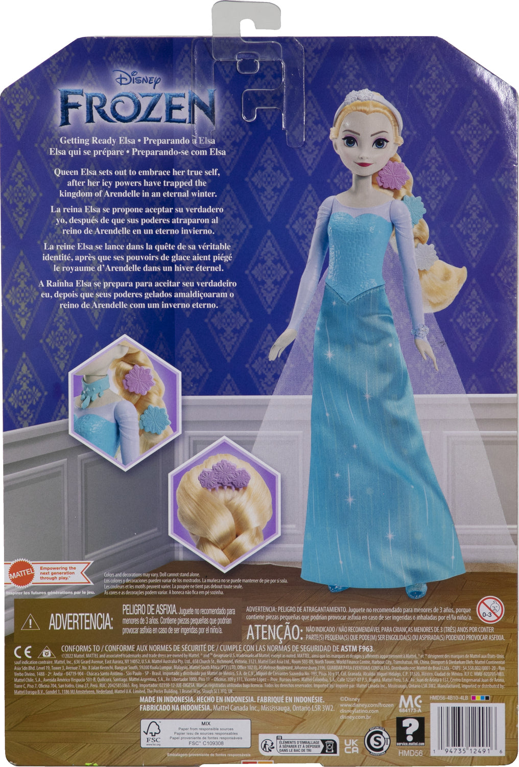 Disney Frozen Getting Ready Elsa