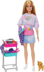 Barbie "Malibu" Stylist Doll & 14 Accessories Playset