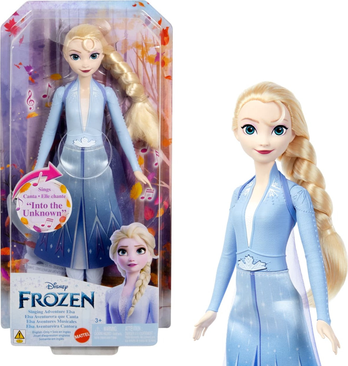 Disney Frozen Singing Adventure Elsa Doll Sings "Into The Unknown" From Disney Frozen 2 Movie