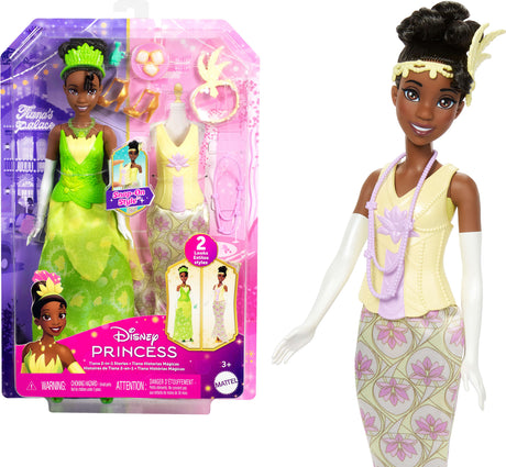 Disney Princess Tiana 2-in-1 Stories Fashion Doll
