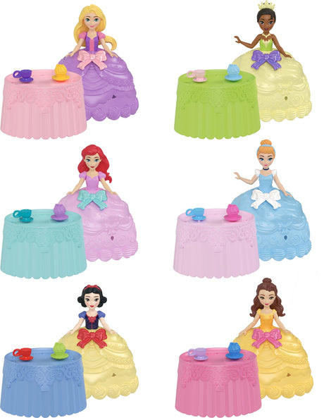 Disney Princess Cupcake Small Doll Reveal with 5 Surprises Including Doll & 2 Accessories