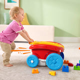MEGA BLOKS First Builders Block Scooping Wagon with Storage (20 Pieces) for Toddlers