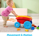 MEGA BLOKS First Builders Block Scooping Wagon with Storage (20 Pieces) for Toddlers