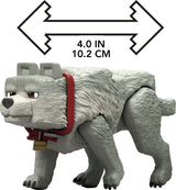Minecraft Dennis the Wolf Action Figure & Accessories, 3.25-inch Toy Set Inspired by A Movie