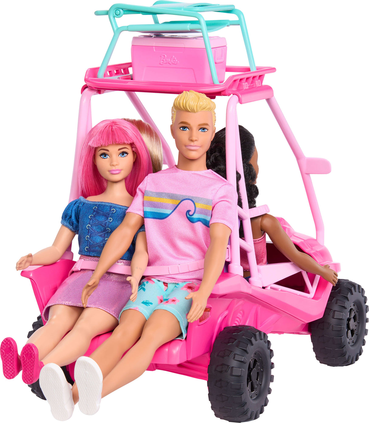 Barbie Mysteries: Beach Detectives Ultimate Beach Buggy Vehicle Playset with 10+ Accessories