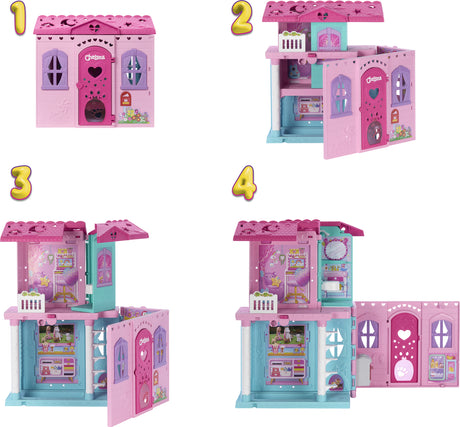 Barbie Chelsea Family & Friends Pop-Up House Playset & Doll