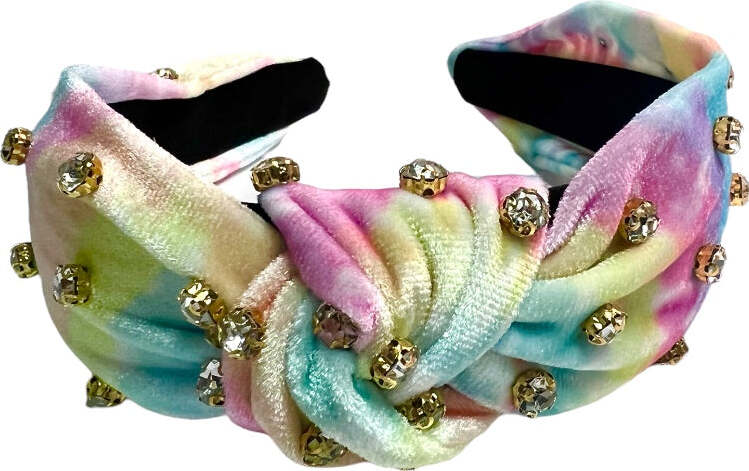 Tie Dye Jewel Knot Headbands