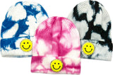 Varsity Smiley Tie Dye Beanies (assorted)