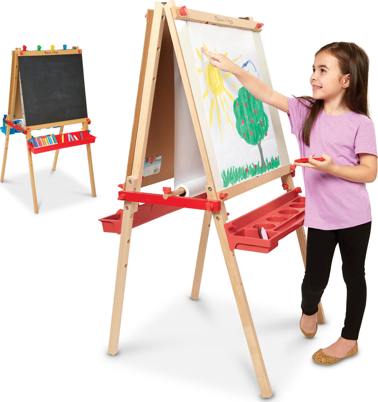 Deluxe Wooden Standing Art Easel