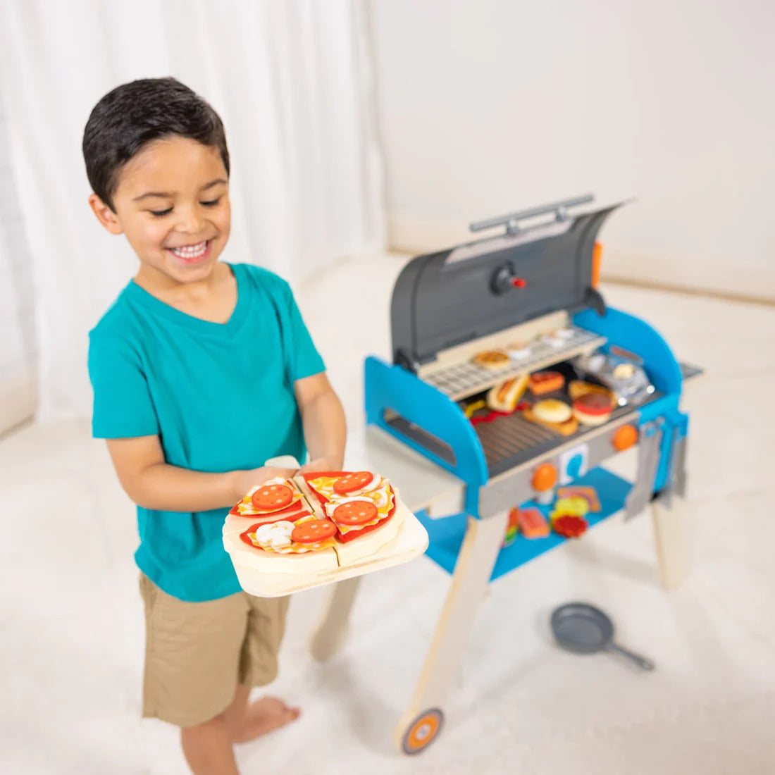 Deluxe Grill & Pizza Oven Playset