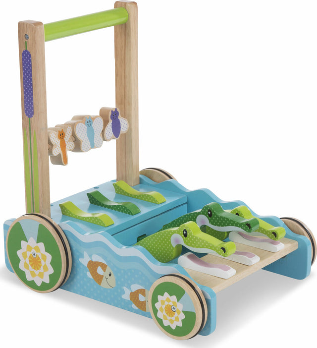 First Play Chomp & Clack Alligator Push Toy