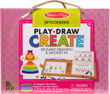 Natural Play: Play, Draw, Create Reusable Drawing & Magnet Kit - Princesses