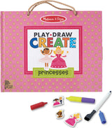 Natural Play: Play, Draw, Create Reusable Drawing & Magnet Kit - Princesses