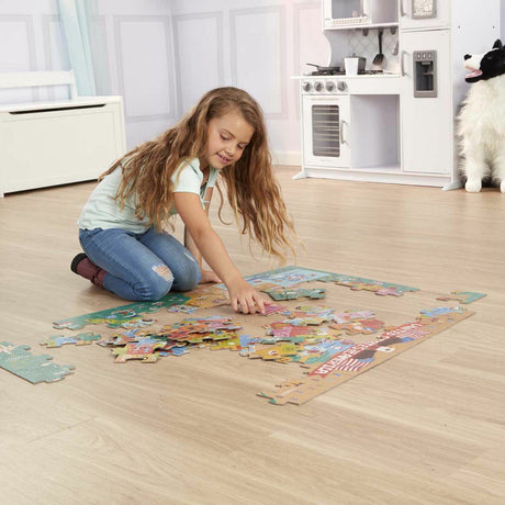 Natural Play Floor Puzzle: America the Beautiful