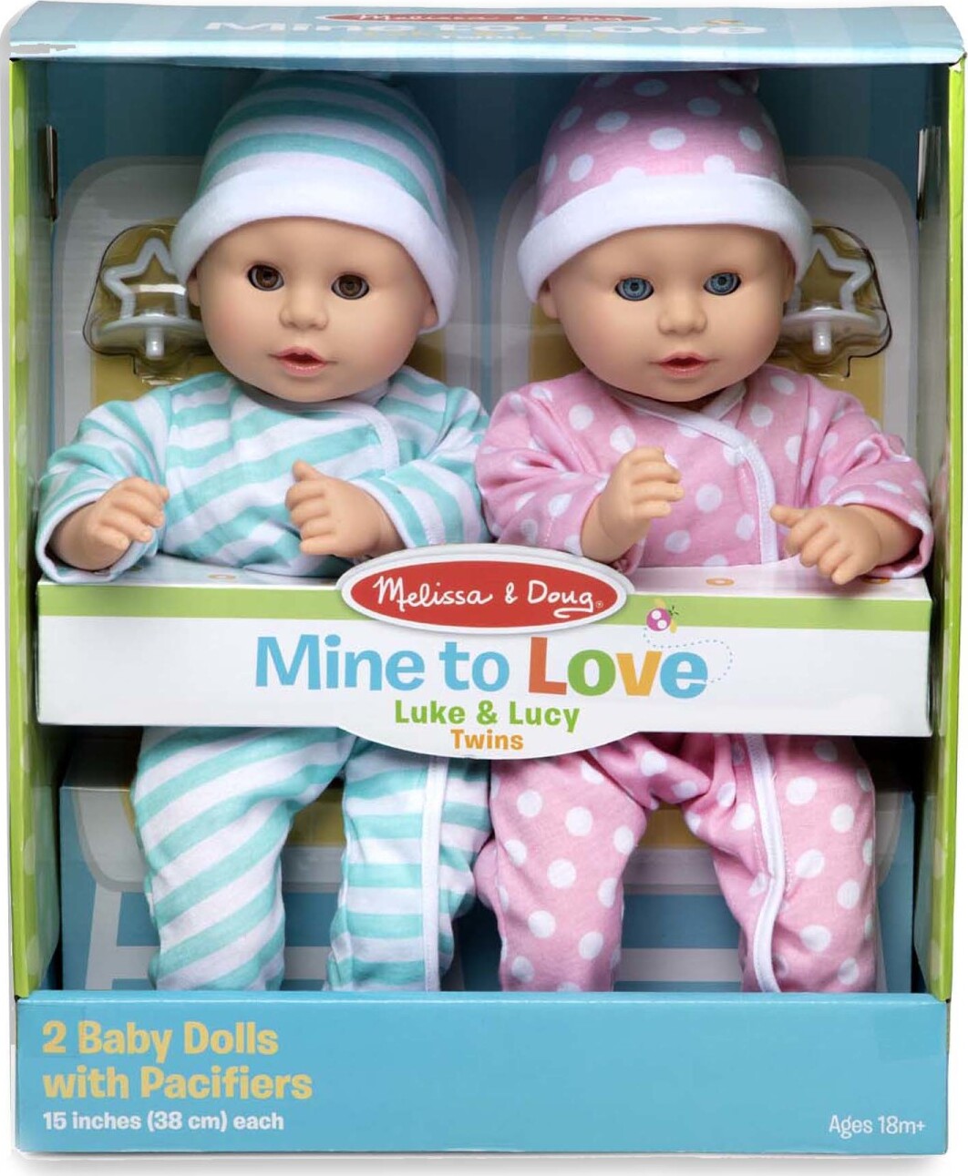 Mine to Love Twins Luke & Lucy Dolls