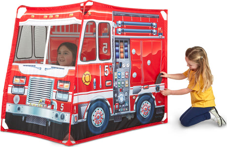 Fire Truck Play Tent