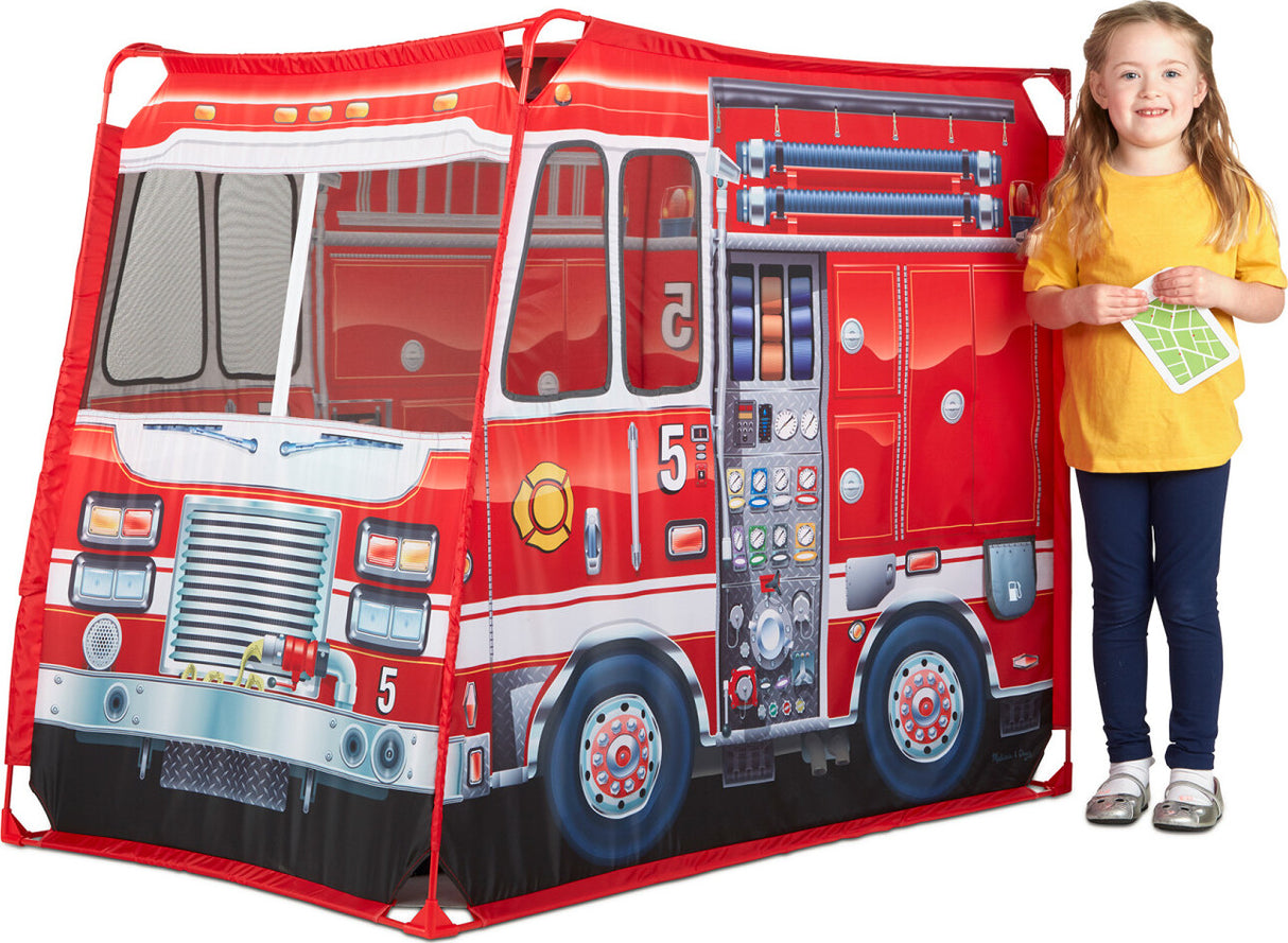 Fire Truck Play Tent