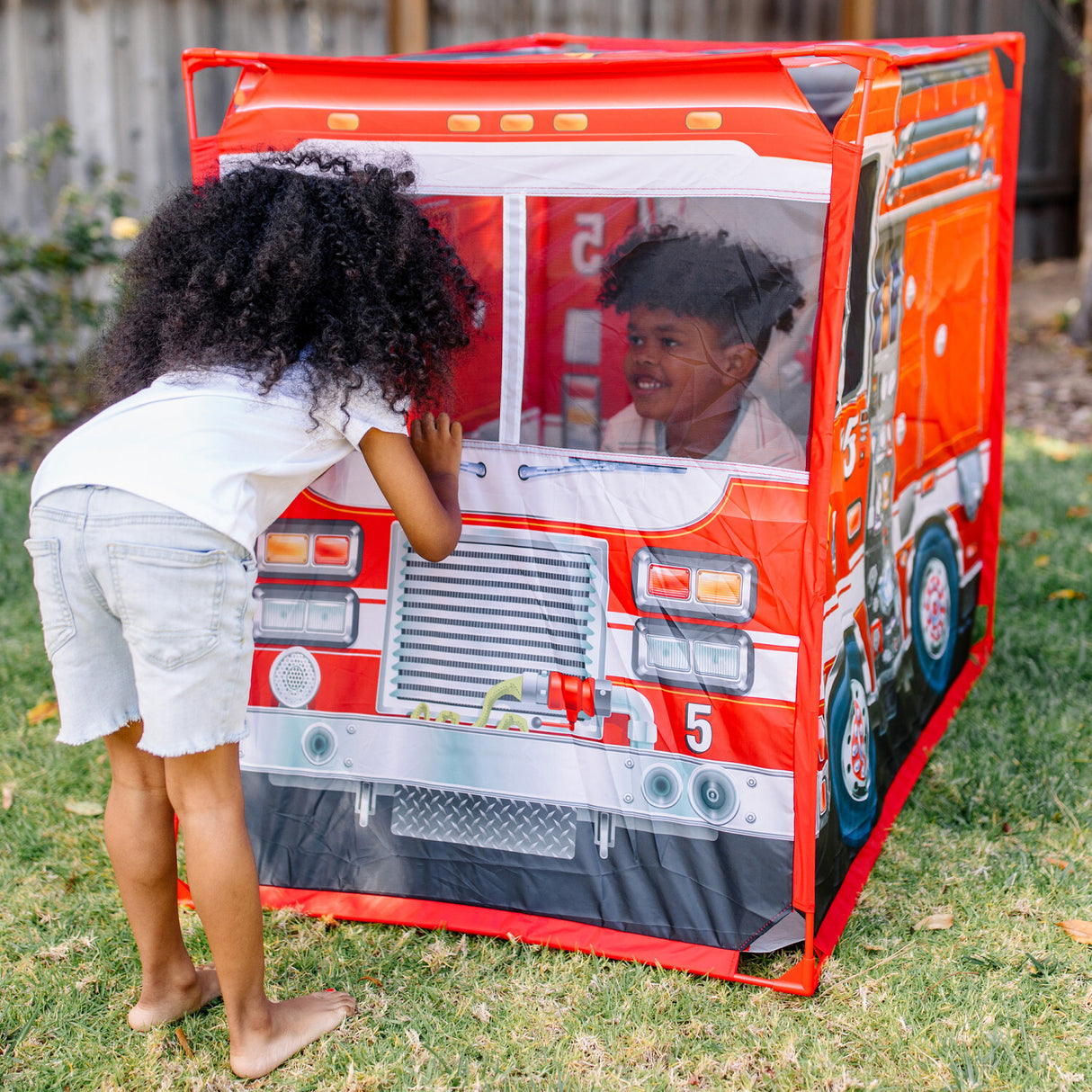 Fire Truck Play Tent