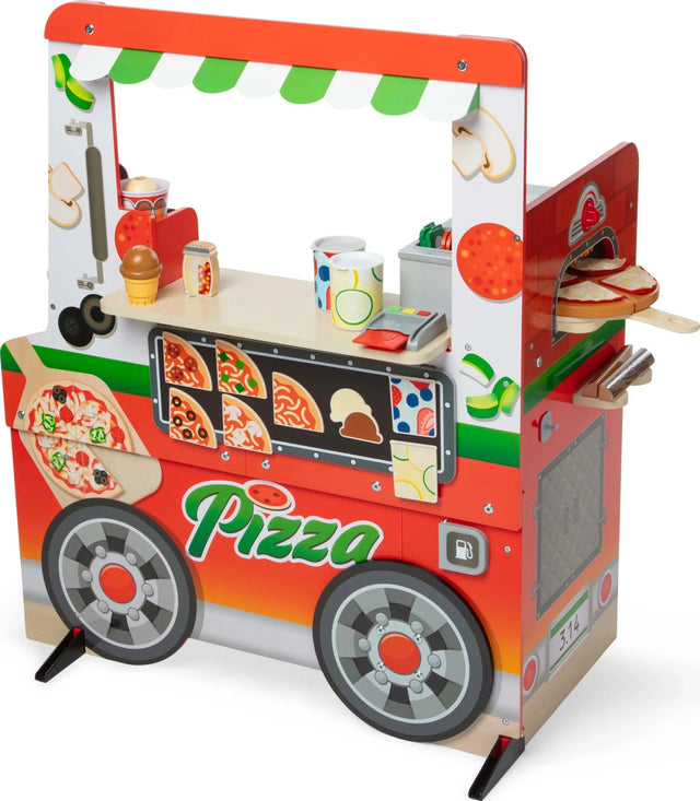 Wooden Pizza Food Truck Activity Center