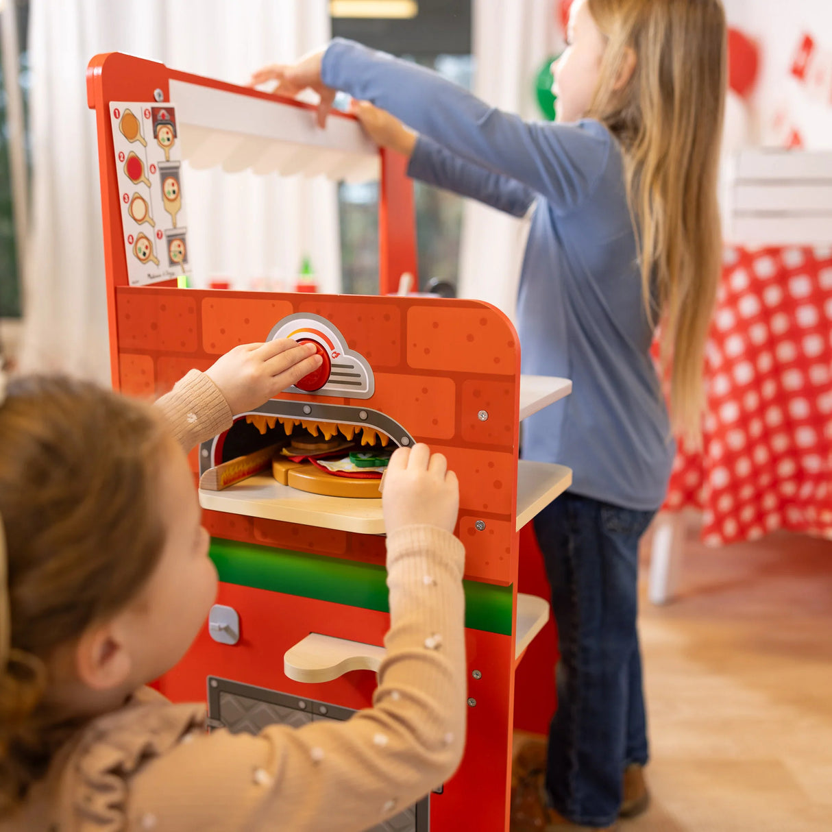 Wooden Pizza Food Truck Activity Center