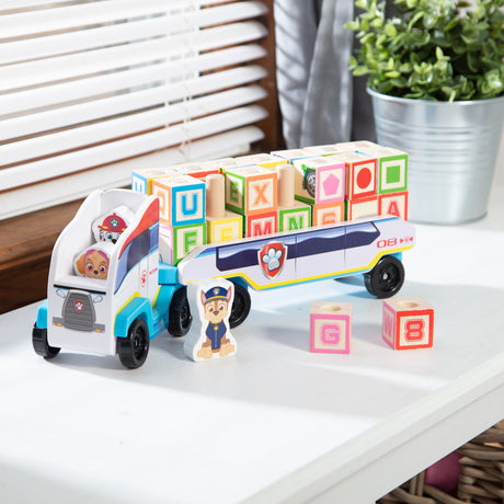 Paw Patrol Wooden ABC Block Truck