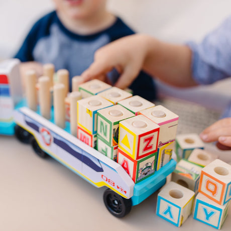 Paw Patrol Wooden ABC Block Truck