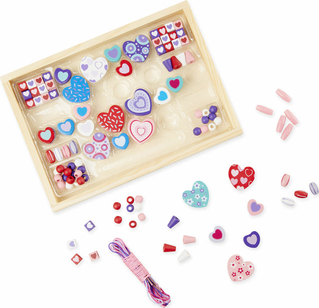 Created by Me! Heart Beads Wooden Bead Kit