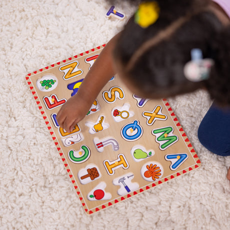 See-Inside Alphabet Peg Puzzle (UC) - 26 Pieces