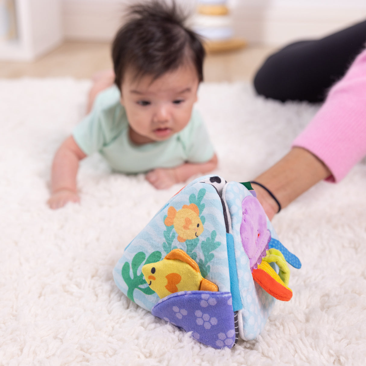 Ocean Tummy Time Triangle