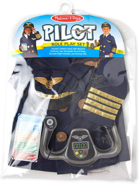 Pilot Role Play Costume Set