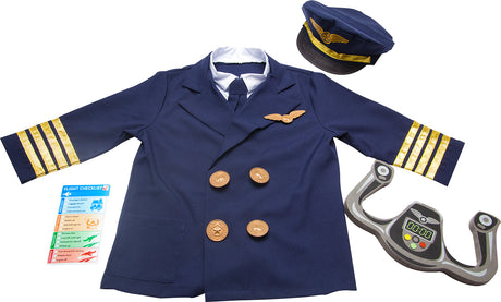 Pilot Role Play Costume Set