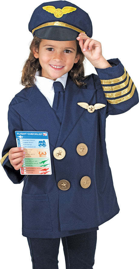 Pilot Role Play Costume Set