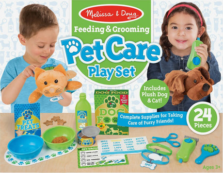 Feeding & Grooming Pet Care Play Set