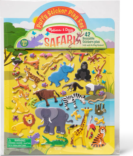 Puffy Sticker Play Set - Safari